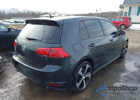 2015 Volkswagen Golf Gti 2.0T Se W/Performance Package 4-Door из США, поврежденный, VIN 3VW547AU1FM056990